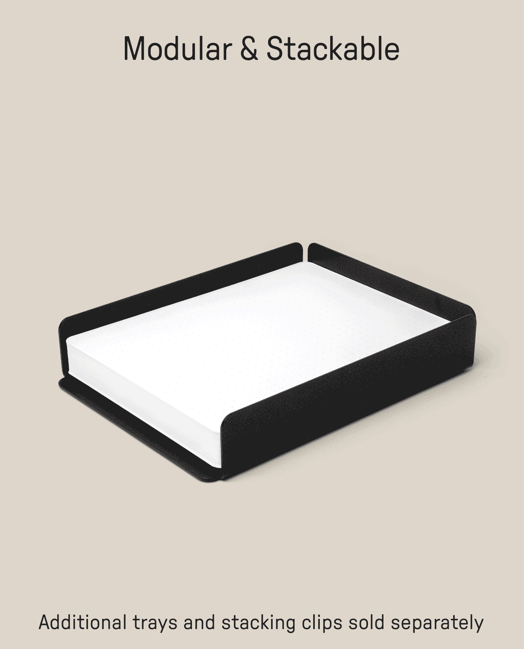 Warehouse Item - Analog Tray Kit - Black Steel