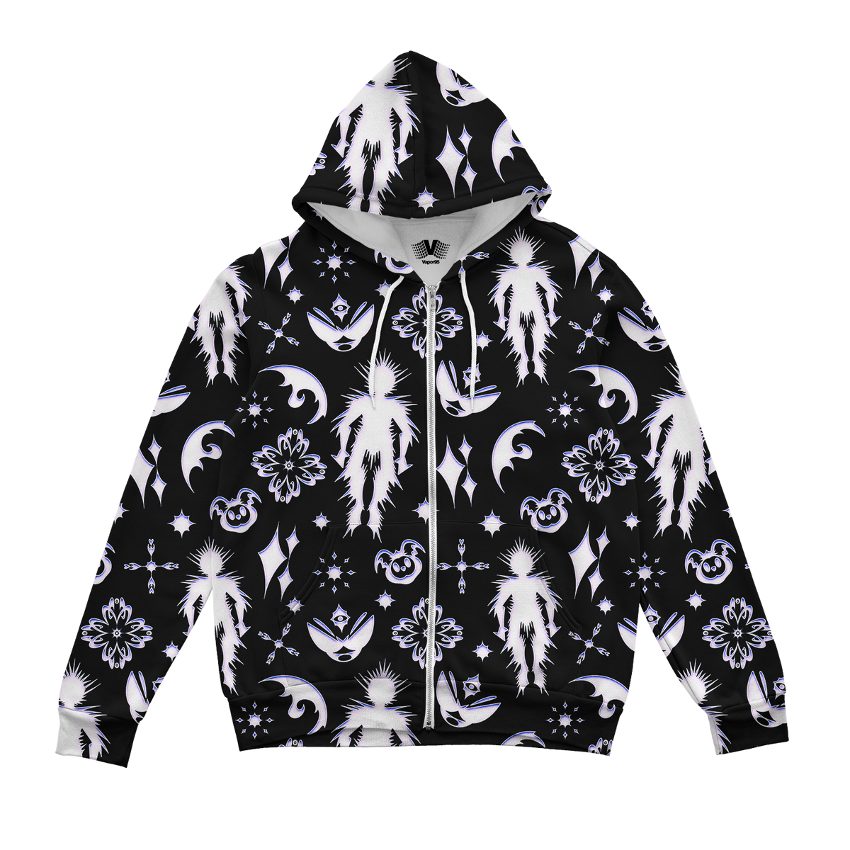 Crystalized Zip Up Hoodie