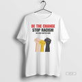 Official Be The Change Stop Racism No Lives Matter Here