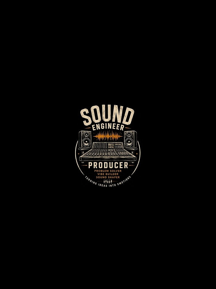 Sound Engineer Vintage Studio Graphic by W&C