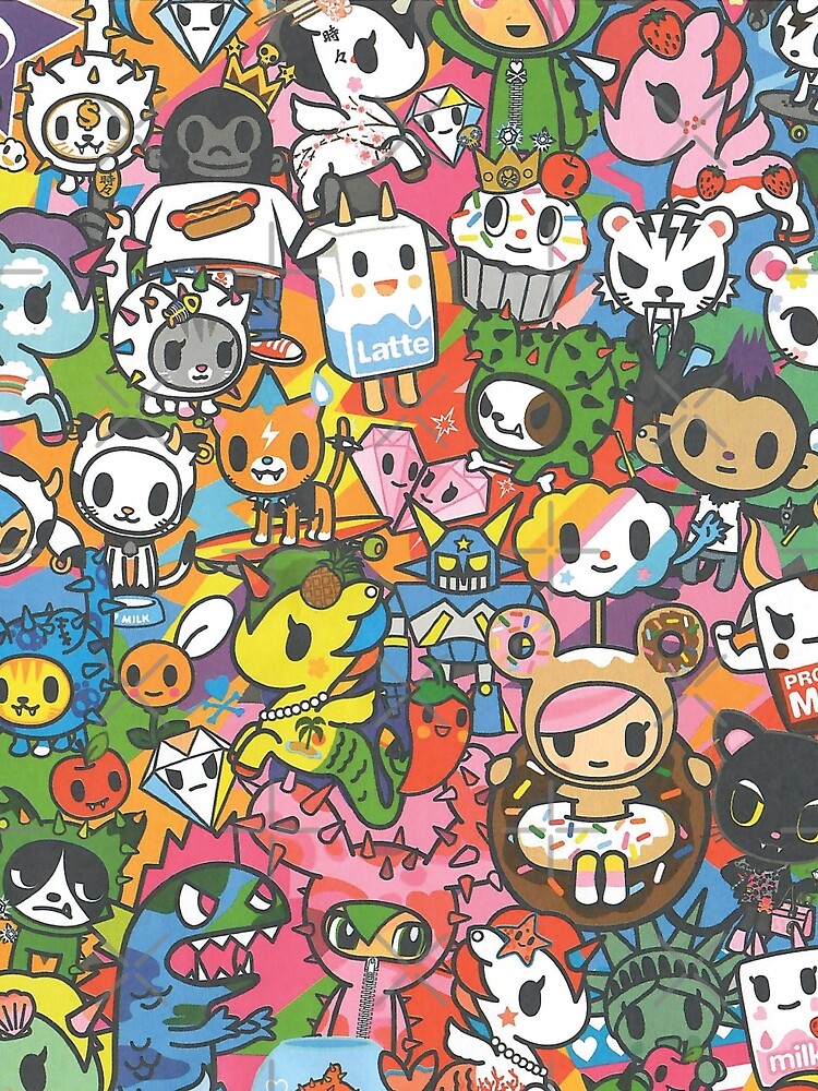 Tokidoki Fun Day Collab Donutella Manga Kawaii Friends by 7strikesquad