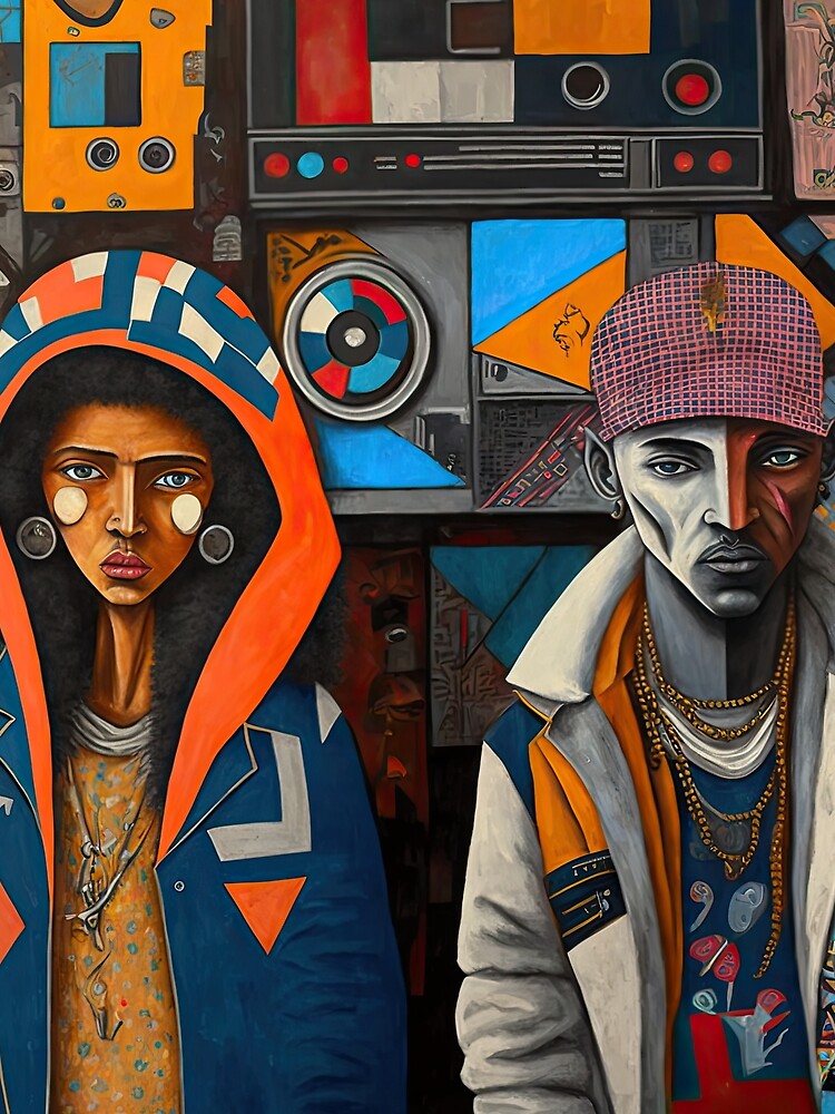 Hip Hop Mosaic 05 by inoculum-art