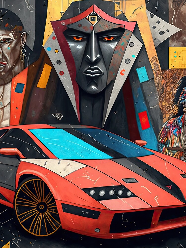 Hip Hop Mosaic 18 by inoculum-art