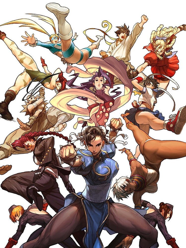 Cammy Chun Li Ibuki Sakura Rose by VioletLoveS