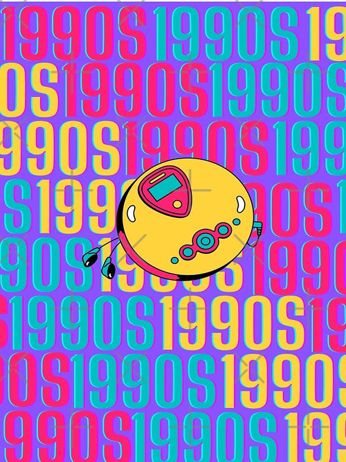 1990s retro design 30 - Purple Background by PunjabanJatti