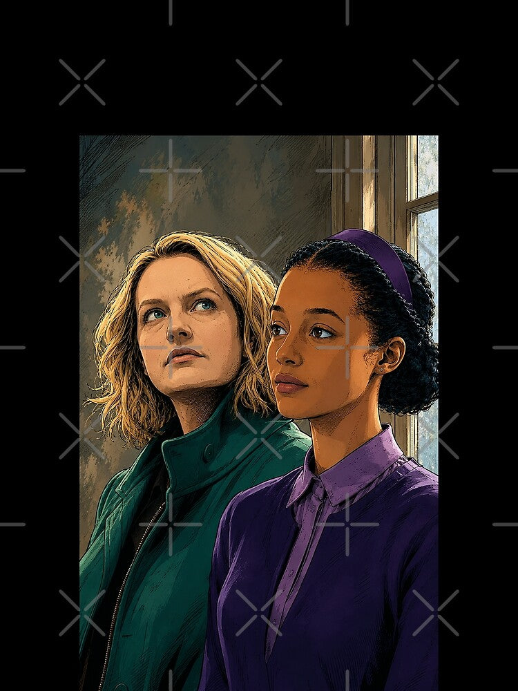 Agnes from The Testaments and June from The Handmaid's Tale (fan art) by PopCultureAndStuff