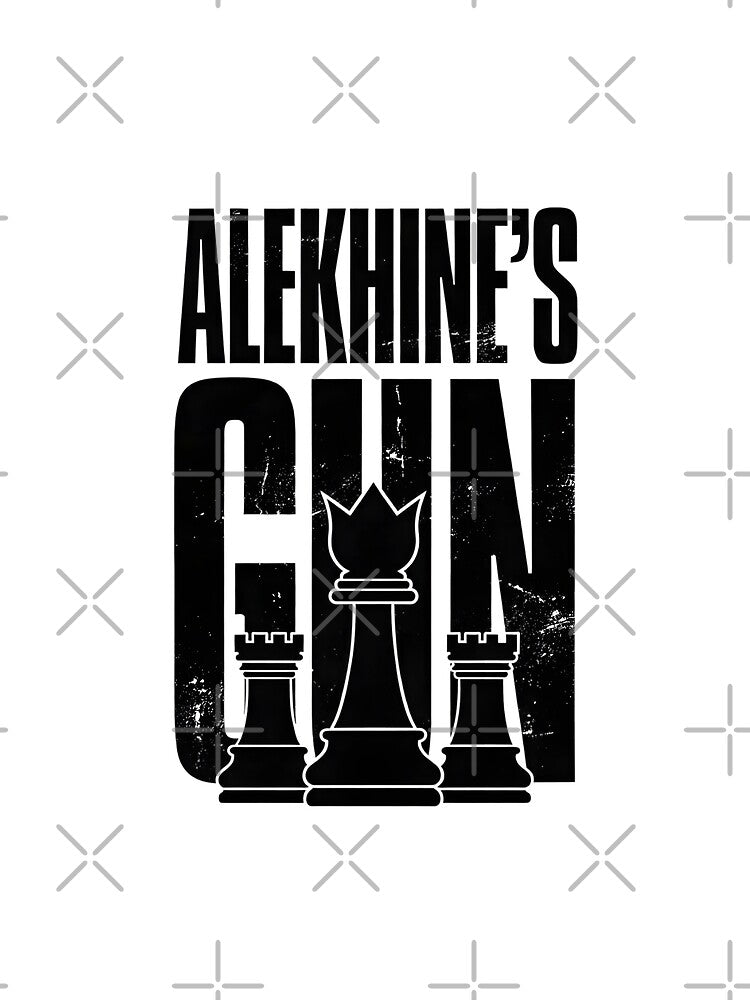 Alekhine's Chess Gun – Dark Chess Art by TshirtsOnline-
