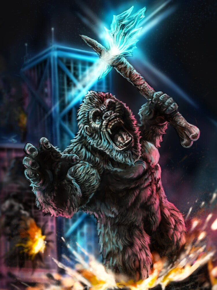 King Kong City Rampage by alandodrawing