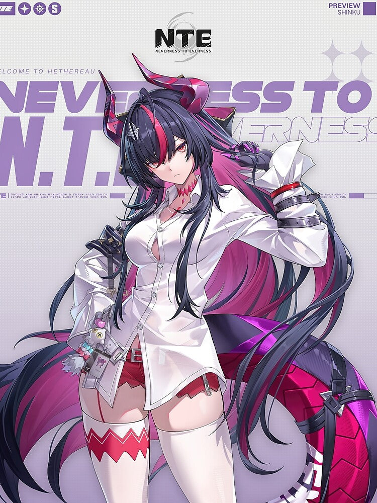 Shinku Official Poster, Neverness to Everness (NTE) by Astral Drop