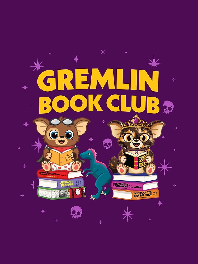 Gremlin Book Club - DCC (Transparent Outline) by ChollaGirl