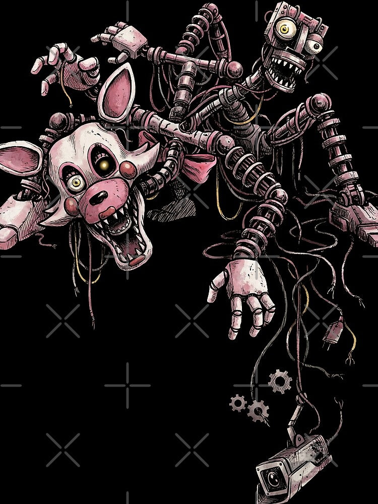 FNAF Mangle Toy Foxy Ceiling Crawler Design by Senpaiwaves