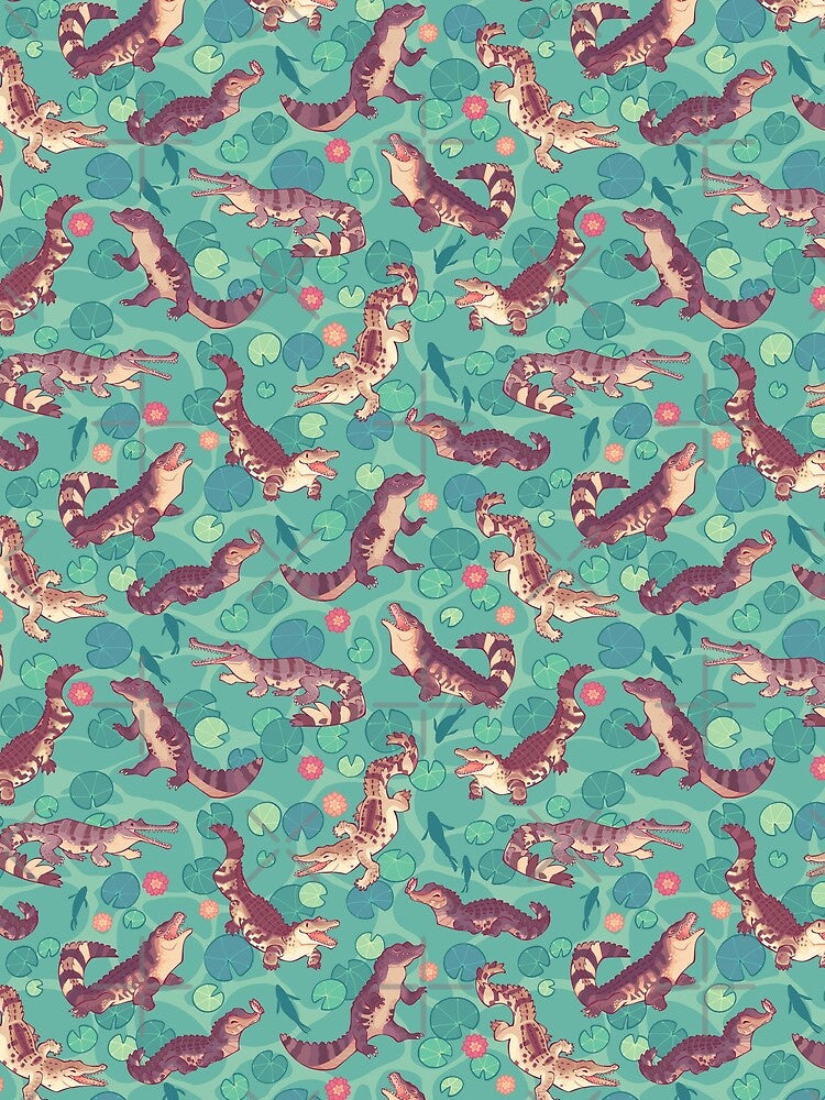 Crocodilians in clear waters by Colordrilos