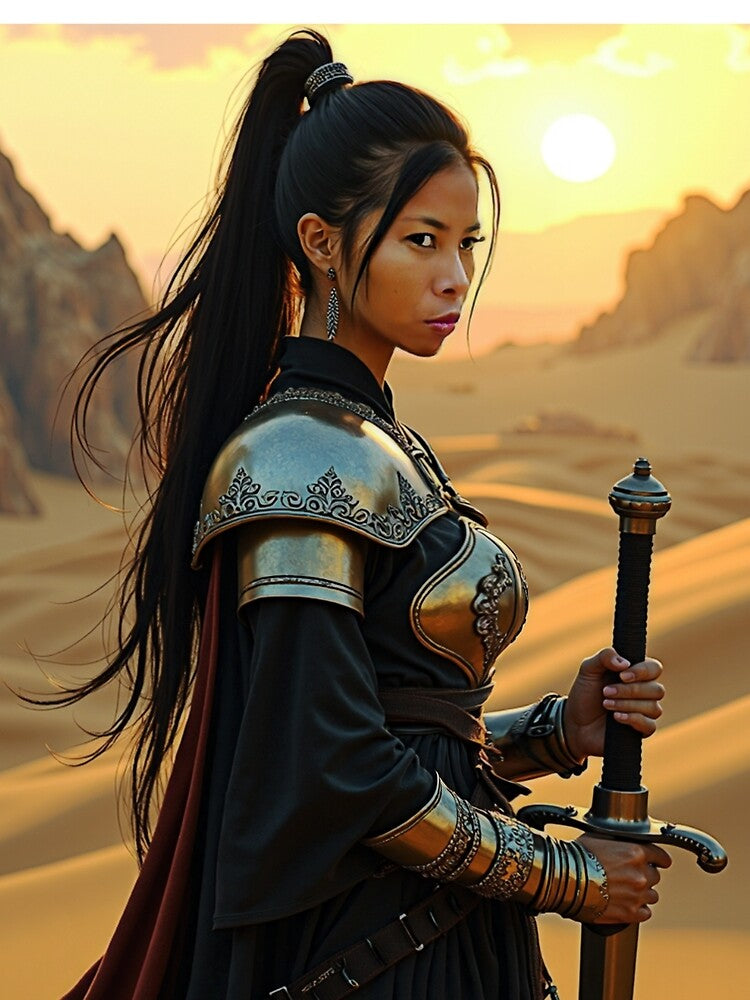 Thai female warrior 1 by Huskyyy Designs