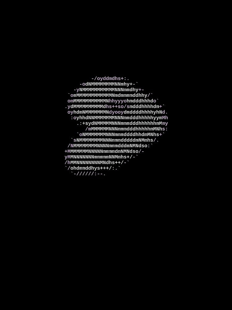 Gentoo Linux Neofetch ASCII Art Logo (Alternate Version) by WhateverIs