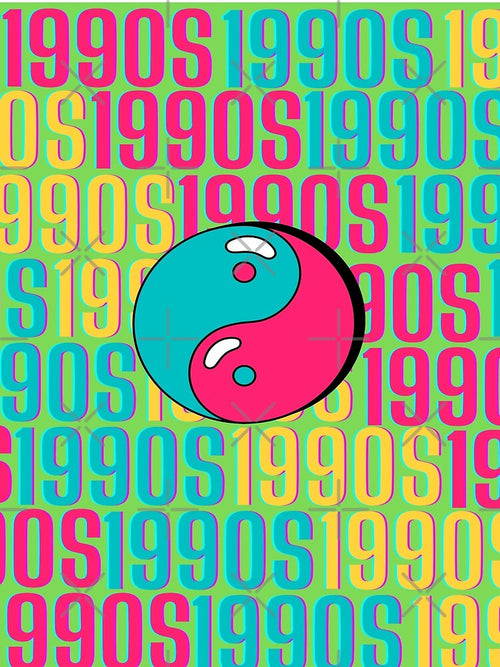 1990s retro design 31 - Green Background by PunjabanJatti