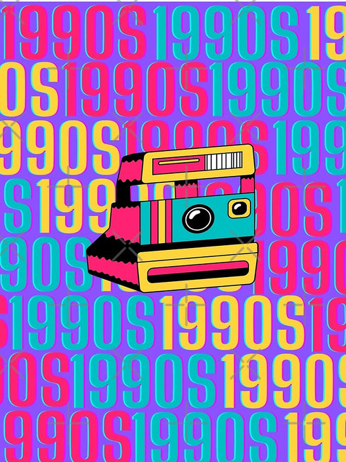 1990s retro design 21 - Purple Background by PunjabanJatti