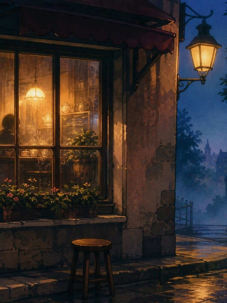 Coffee Corner - Classic Anime Aesthetic by bapupa