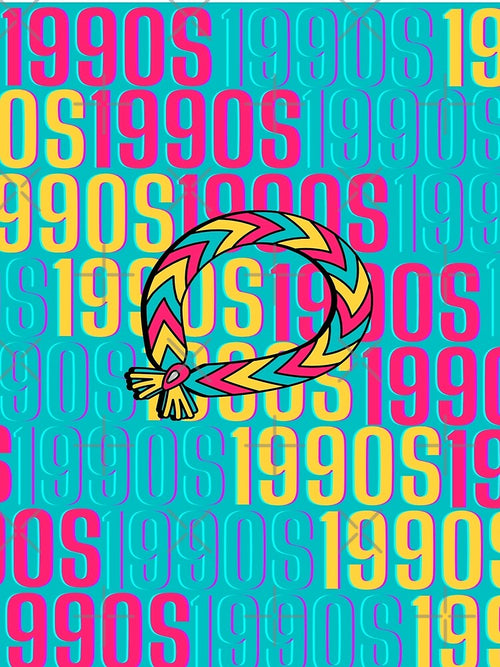 1990s retro design 24 - OG Blue Background by PunjabanJatti