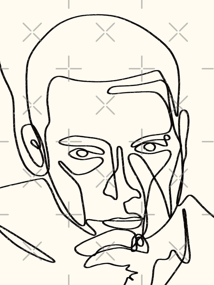 One Line Thinking portrait by trajeado14