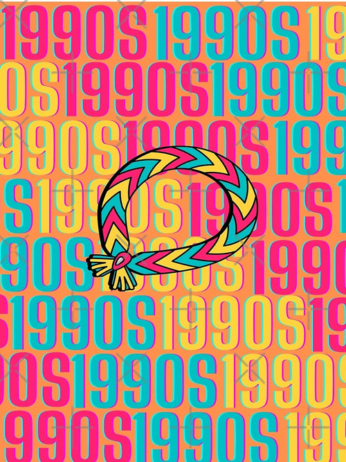 1990s retro design 24 - Orange Background by PunjabanJatti