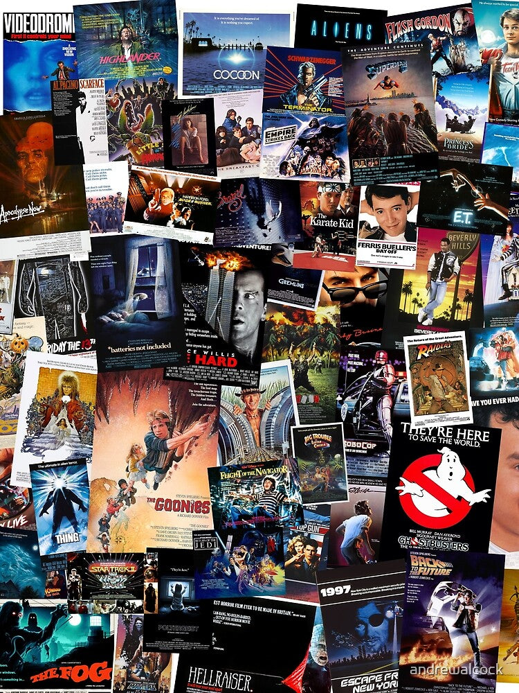 1980s Movie Posters by andrewalcock