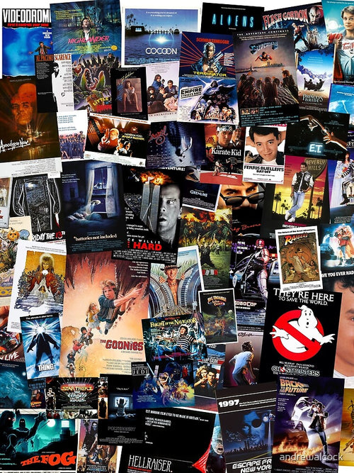 1980s Movie Posters by andrewalcock