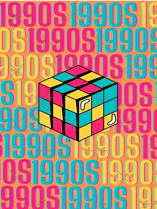 1990s retro design 6 - Orange Background by PunjabanJatti