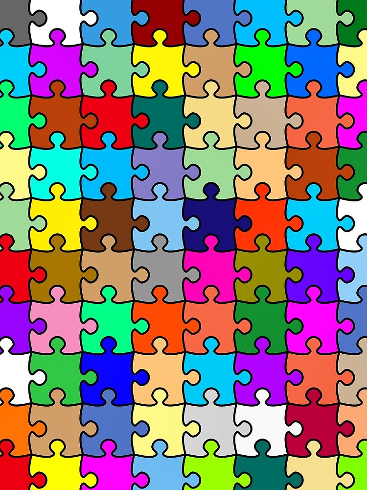Funny Jigsaw Colorful Jigsaw Puzzle - Funny Jigsaw Puzzle by lodarohit