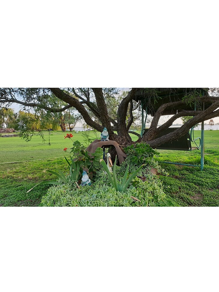 Garden Gnomes and Pelican. by WhoRayShirts