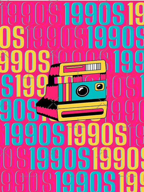 1990s retro design 21 - OG Pink Background by PunjabanJatti