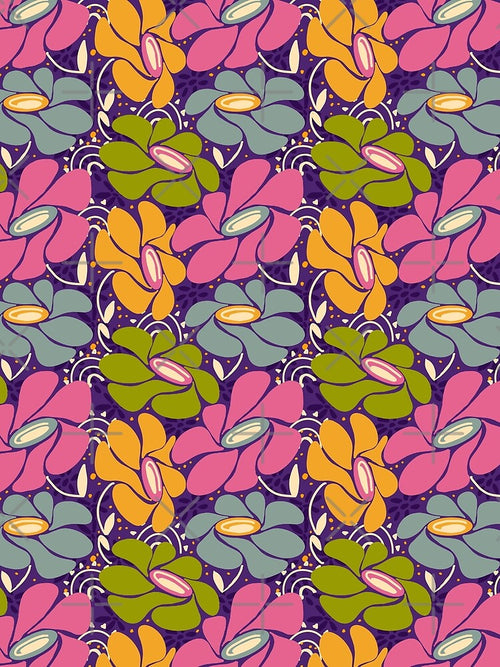 70s Groovy florals by mitalim