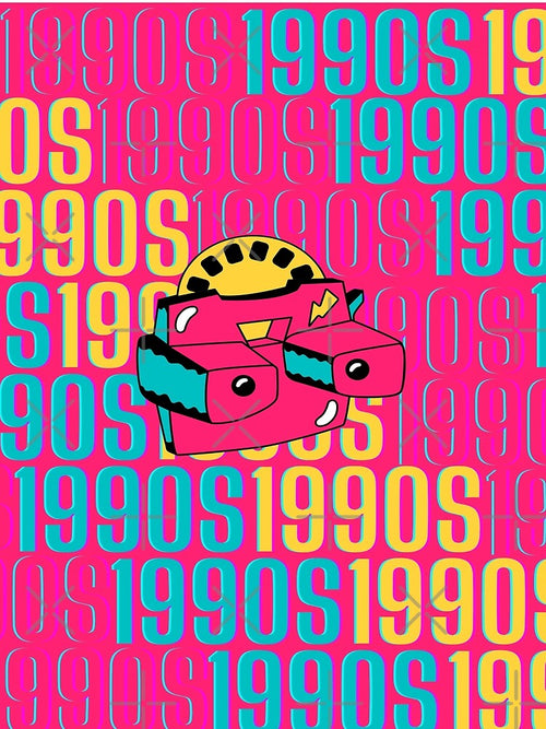 1990s retro design 20 - OG Pink Background by PunjabanJatti