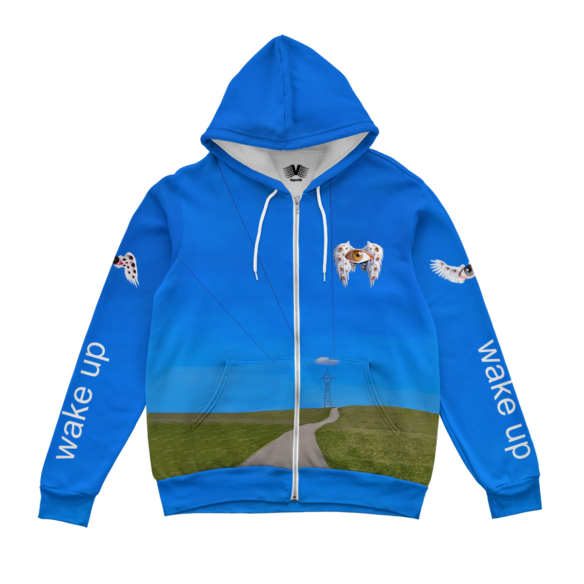 Guided Path Zip Up Hoodie