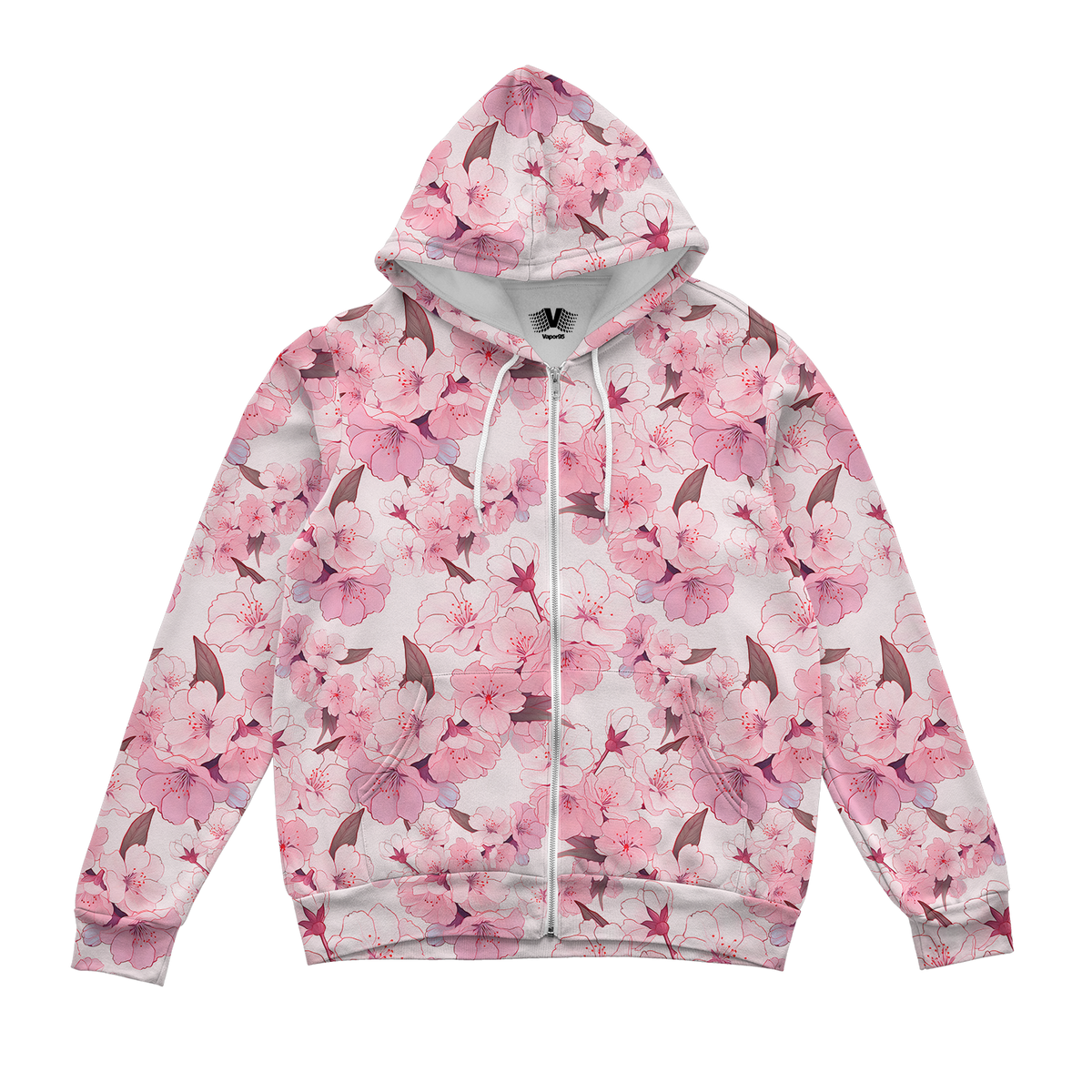 In Bloom Zip Up Hoodie