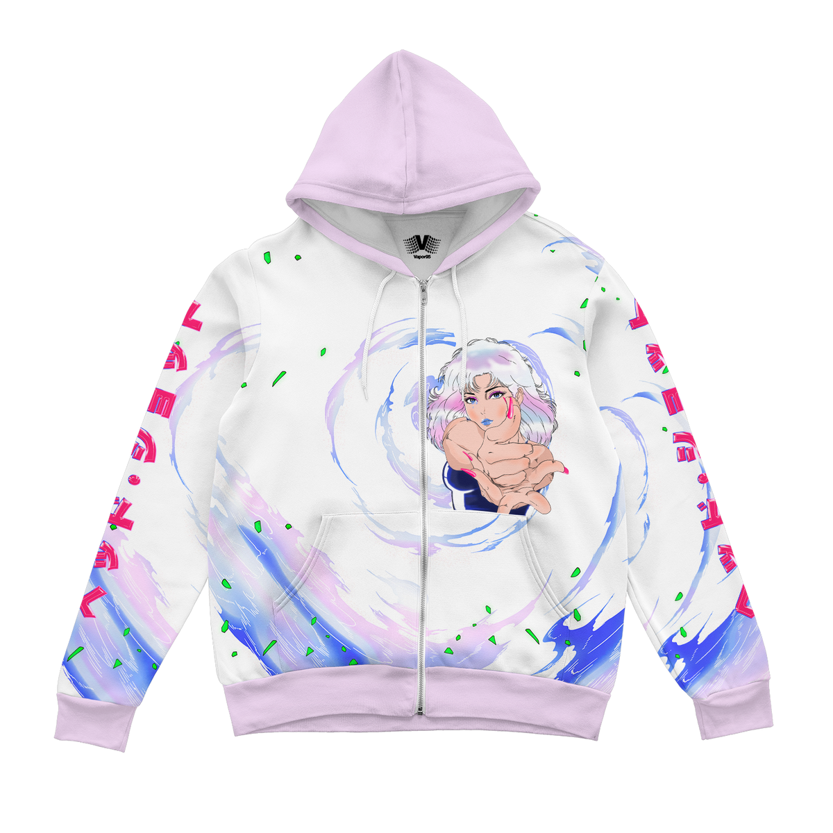 One Shot Zip Up Hoodie