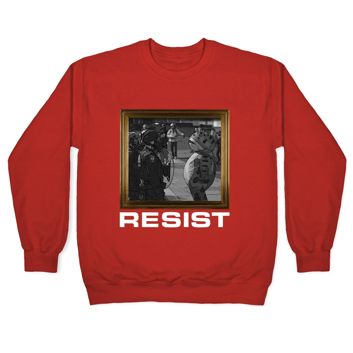 Portland Protest Frog Crewneck