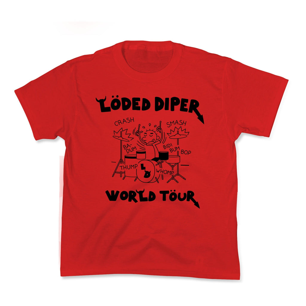 Loded Diper World Tour Kids Tee