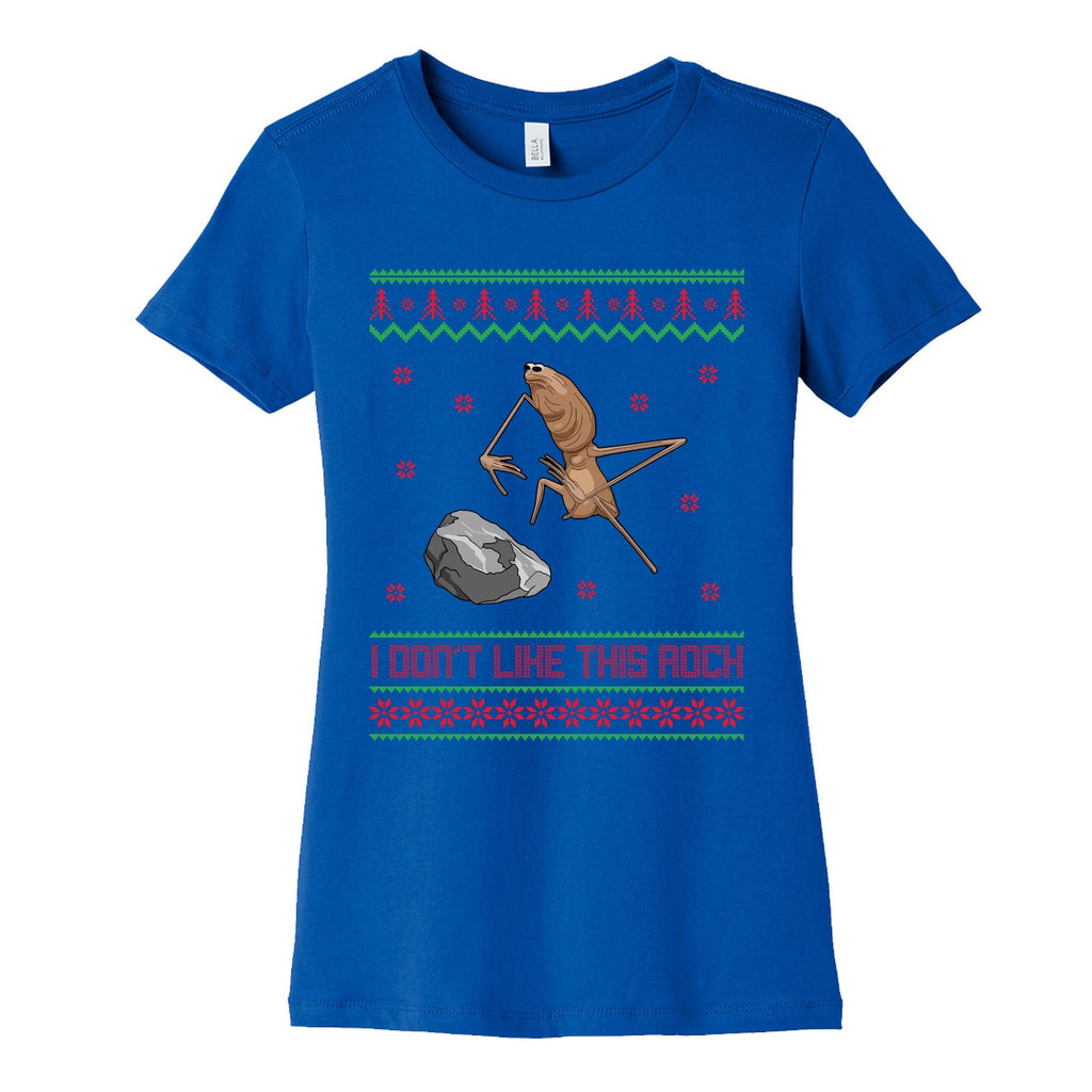 Marcus I Dont Like This Rock Womens Cotton Tee