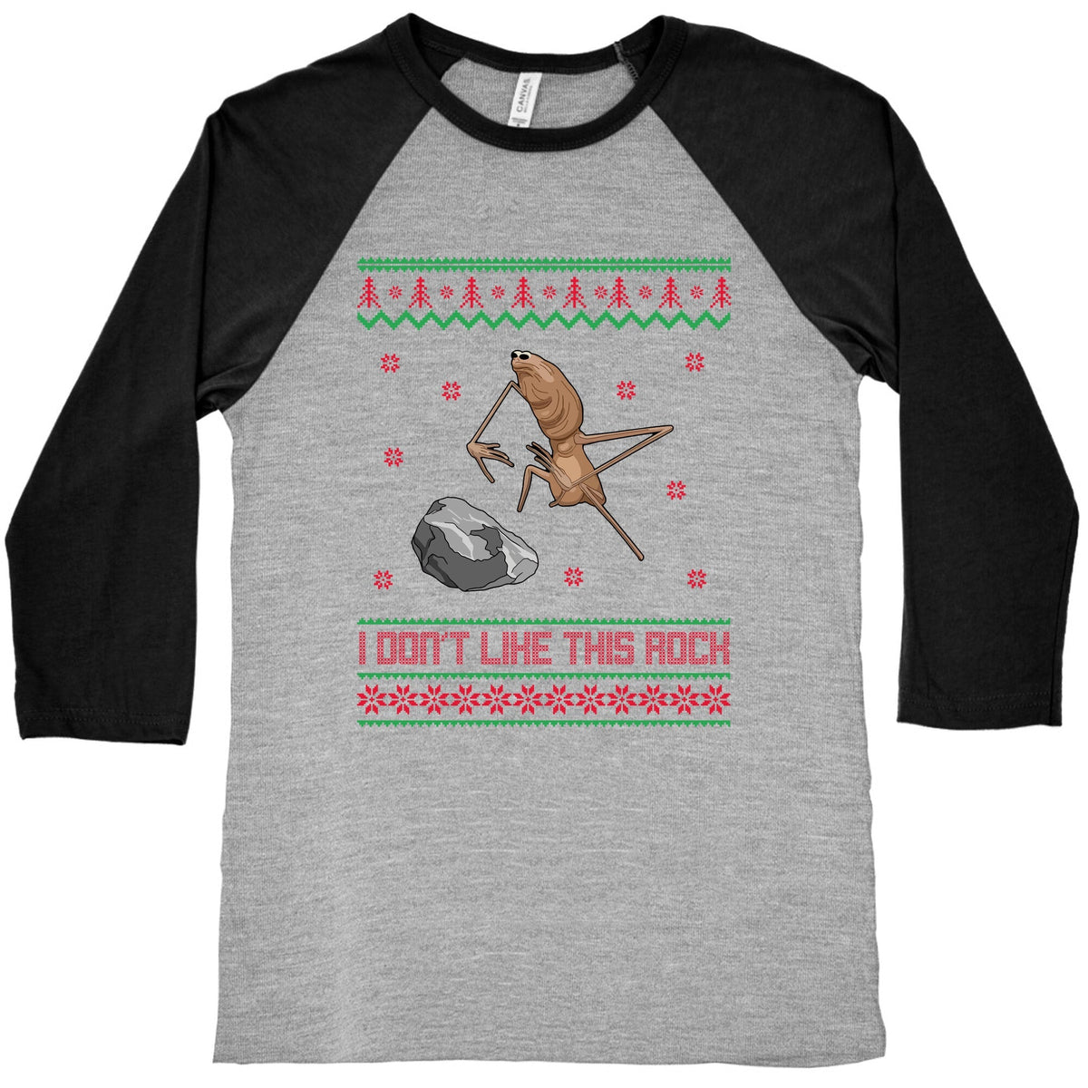 Marcus I Dont Like This Rock Baseball Tee