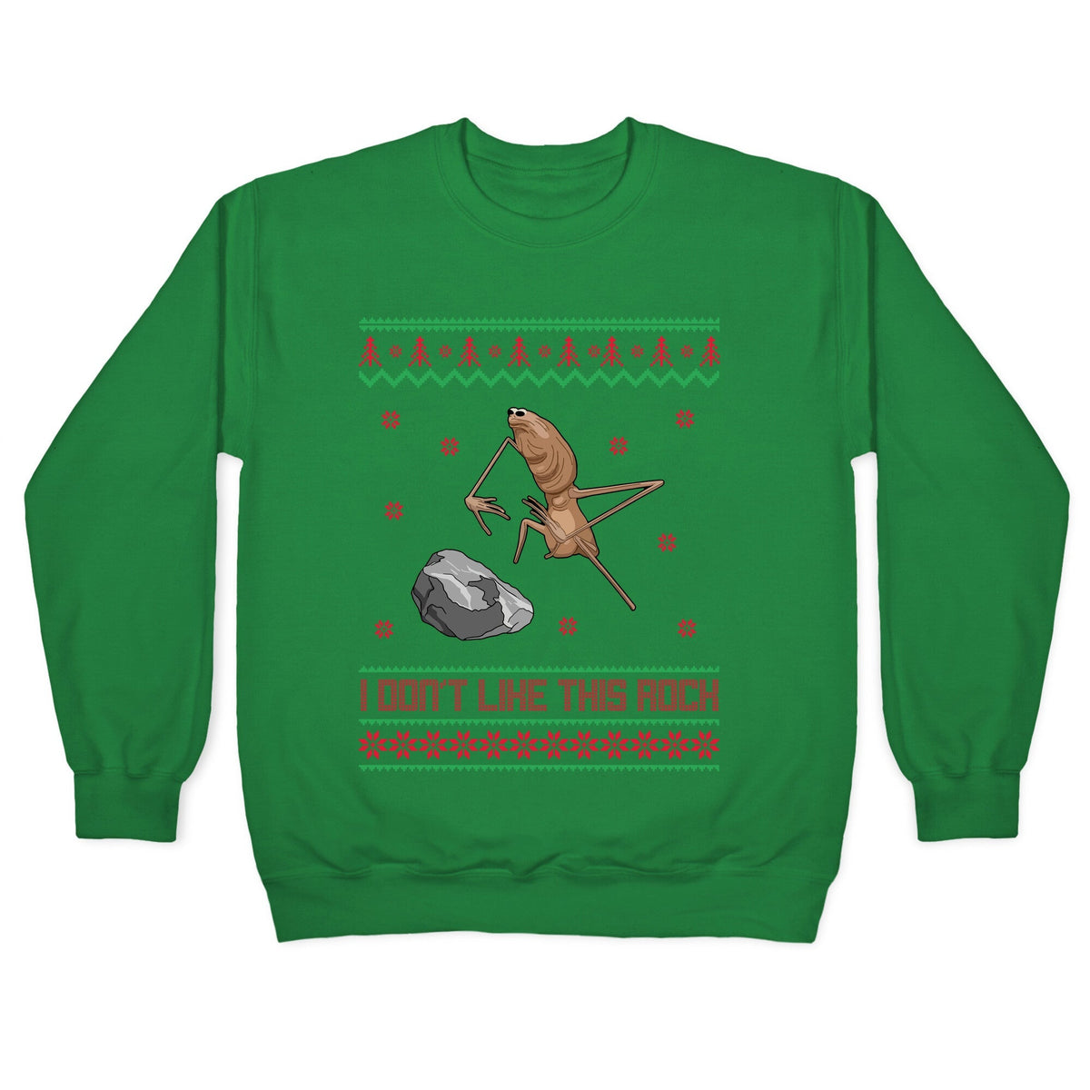 Marcus I Dont Like This Rock Crewneck