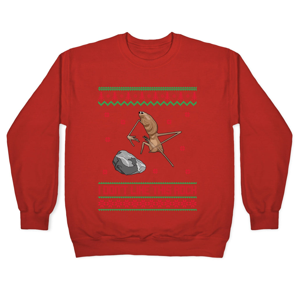 Marcus I Dont Like This Rock Crewneck