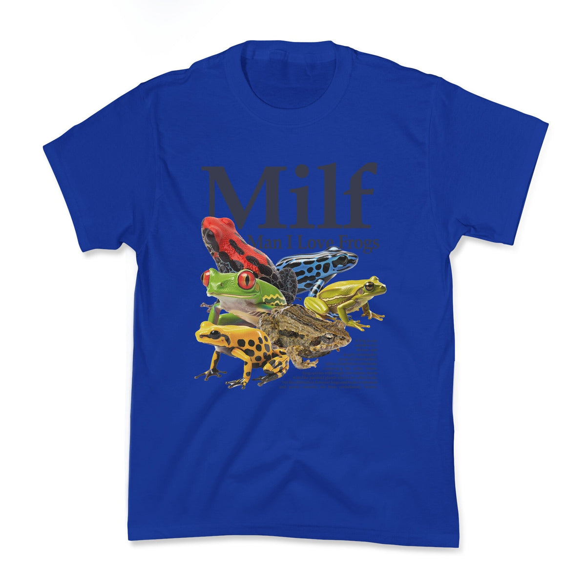 MILF Man I Love Frogs Kids Tee