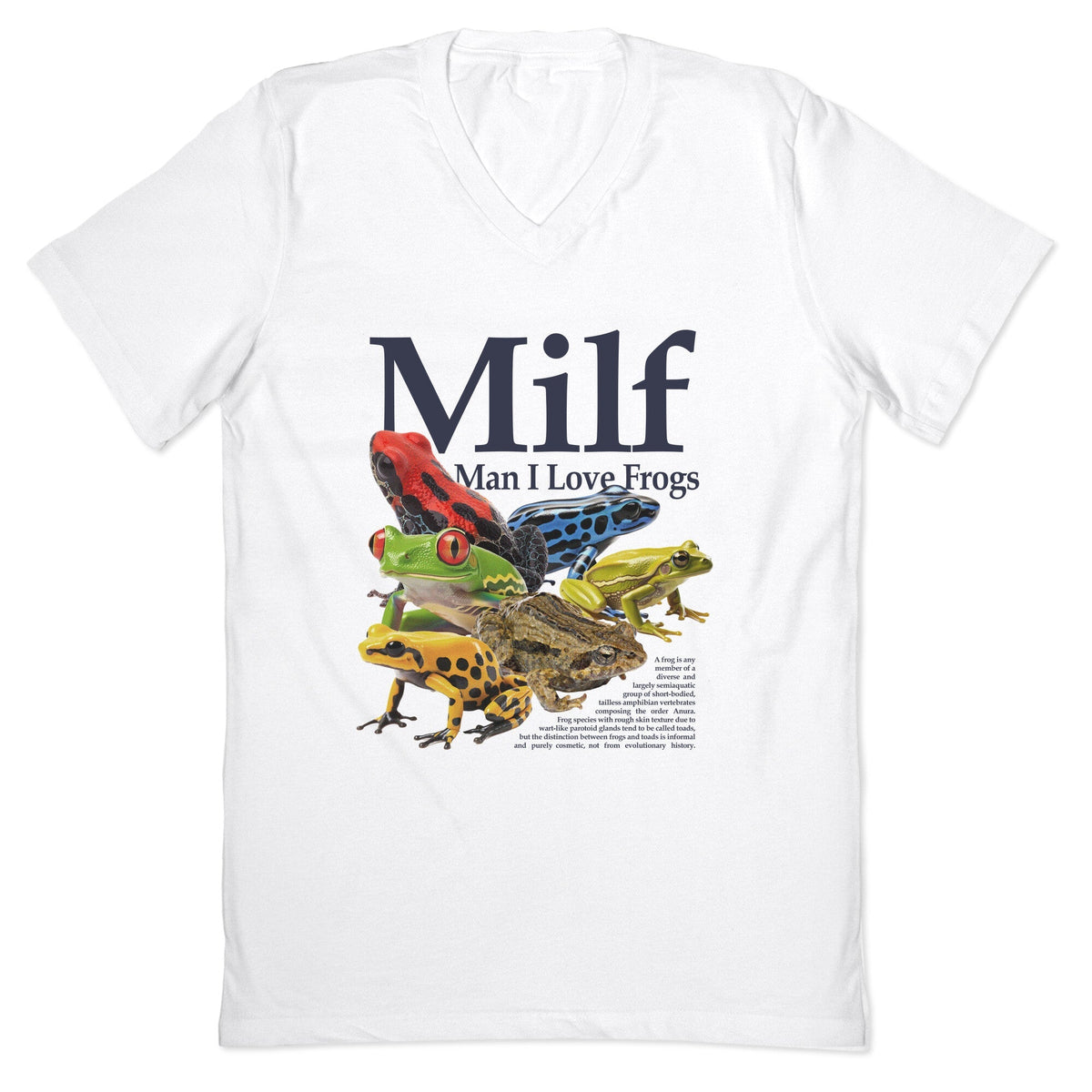 MILF Man I Love Frogs V-Neck