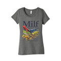 MILF Man I Love Frogs Womens Triblend Tee