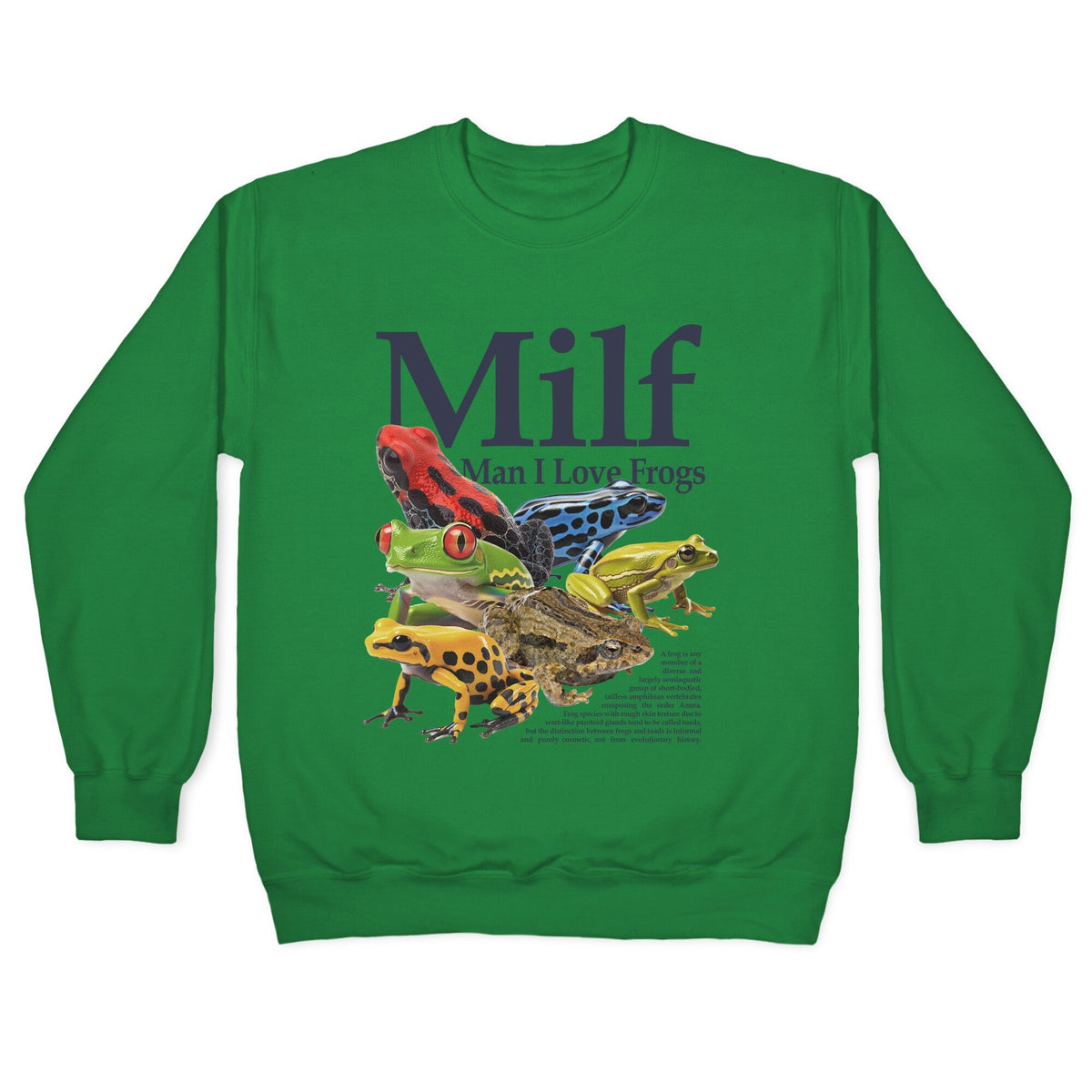 MILF Man I Love Frogs Crewneck