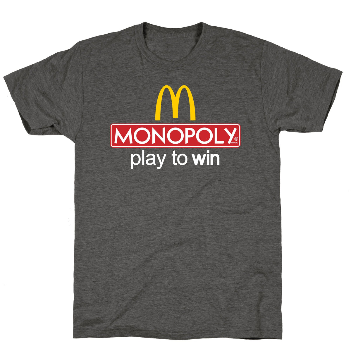 McDonalds Monopoly Unisex Triblend Tee
