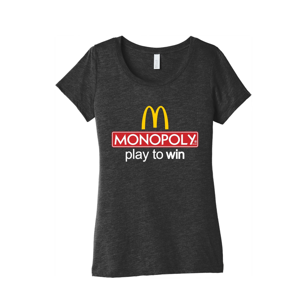 McDonalds Monopoly Womens Triblend Tee