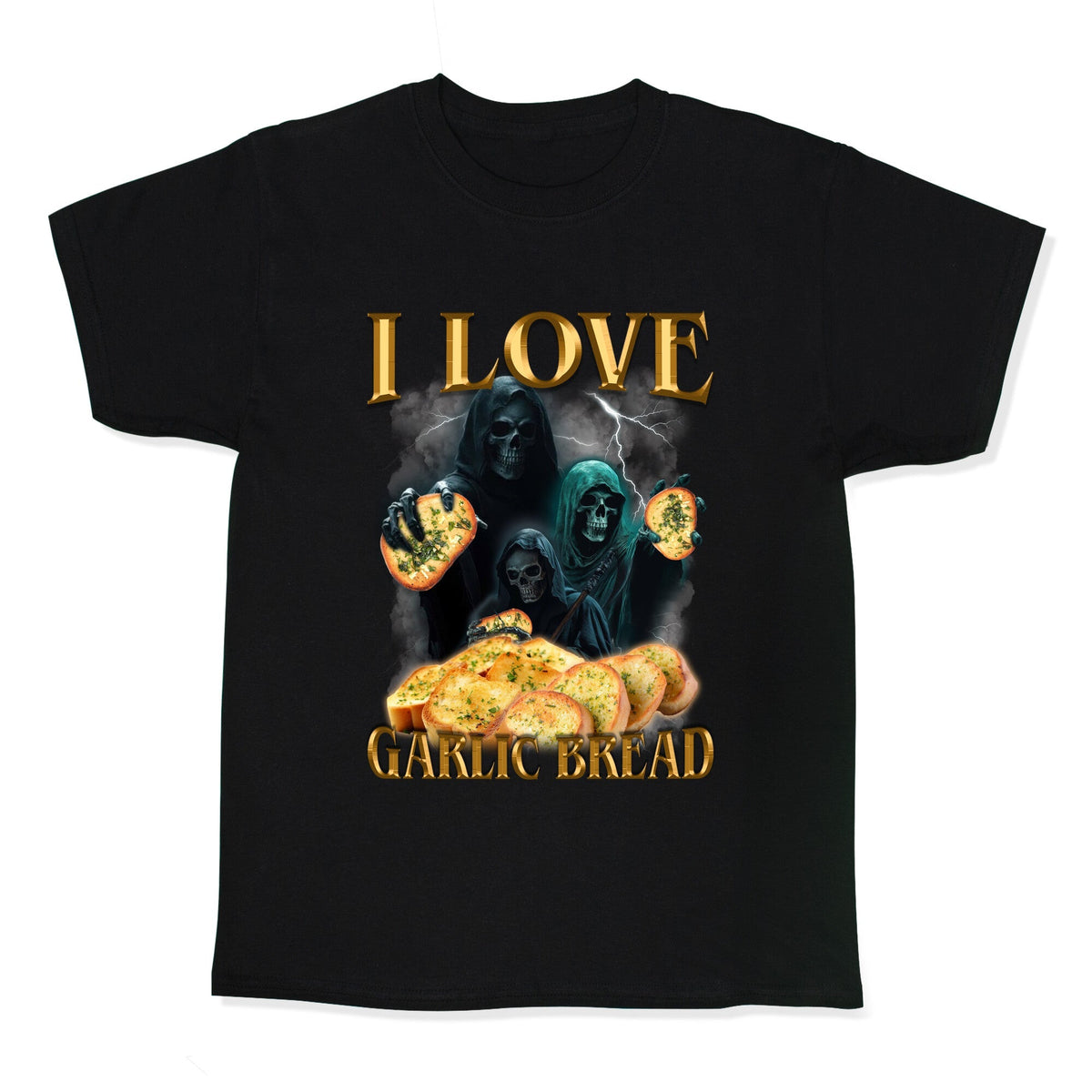 I Love Garlic Bread Kids Tee