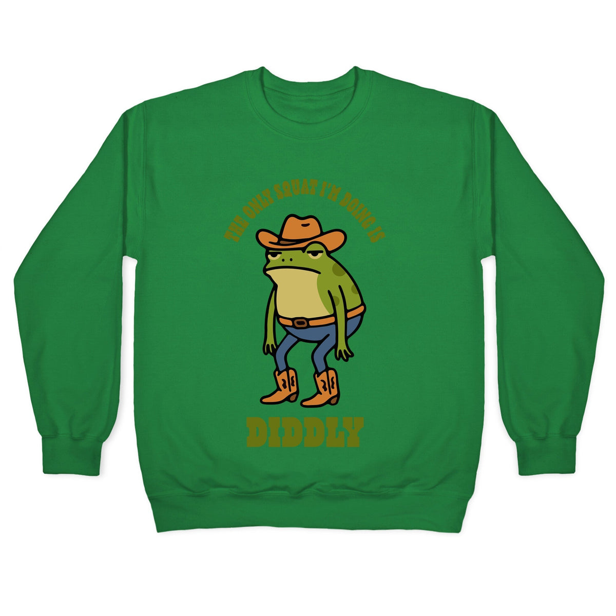 Diddly Squat Frog Crewneck