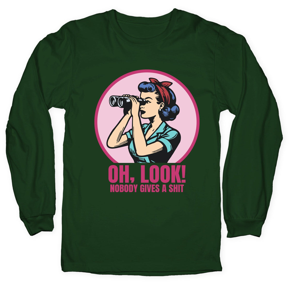 Nobody Gives A Shit Longsleeve Tee